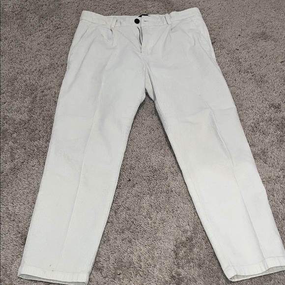 H&M Pants - 3/$10 H&M Women's White Corduroy Pants